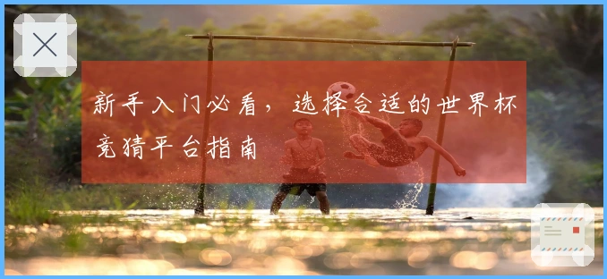 新手入门必看，选择合适的世界杯竞猜平台指南